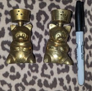 Brass Fat Cat Incense Burner